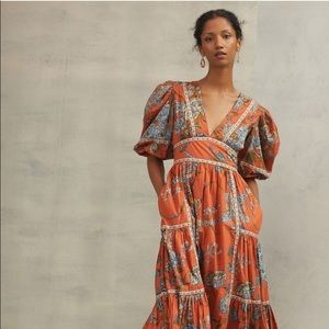 Anthropologie Love the Label Floral Dress XS